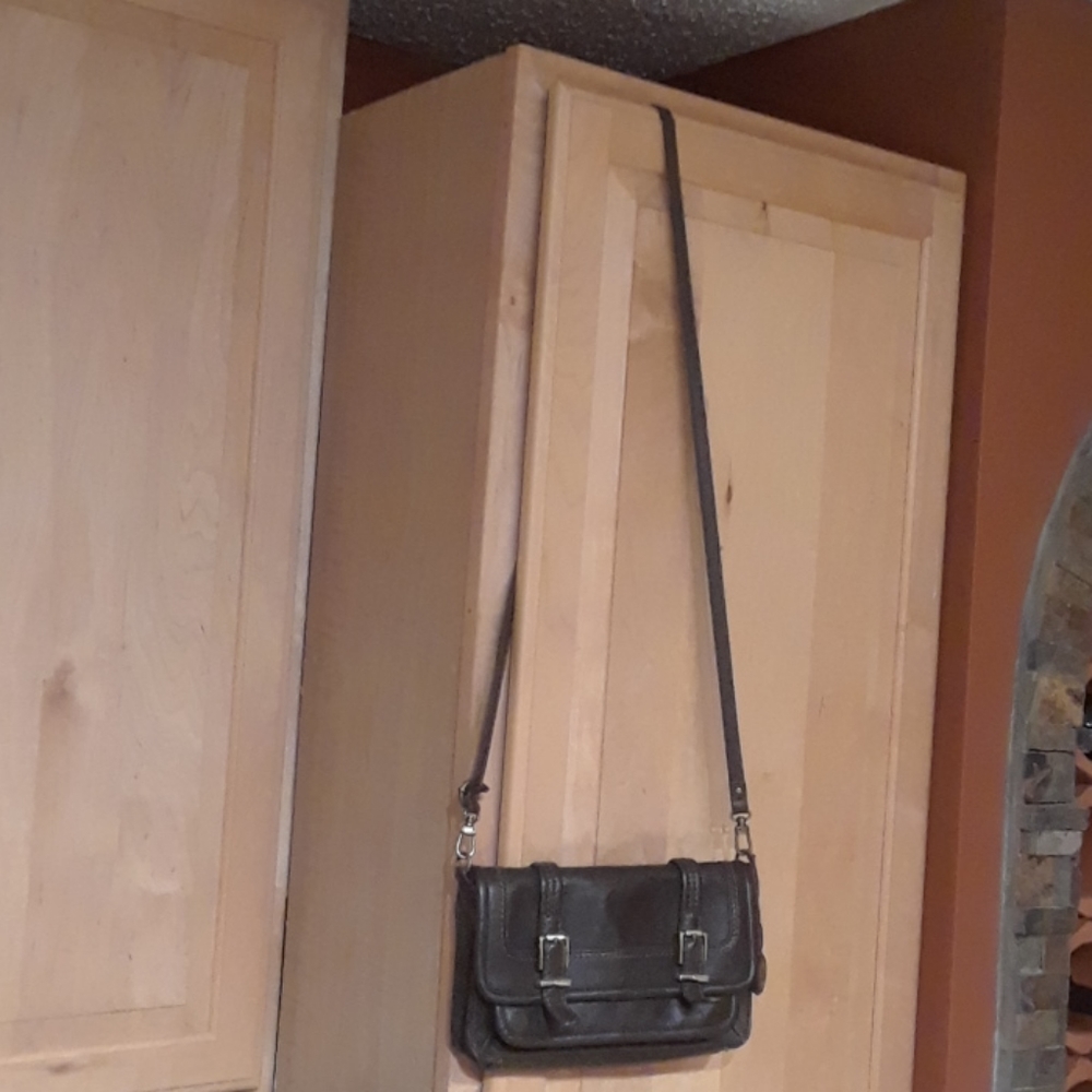 The Sak Laguna Brown Leather Crossbody Bag